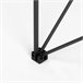 Aktive Mesa plegable camping antivuelco y desmontable c/bolsa Negro