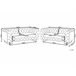 Beliani Conjunto de sofás VISSLAND Beige