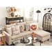 Beliani Cojín decorativo CUCURBITA Beige