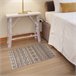 Alfombra de Bambú natural antideslizante 140x200 Gris