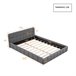 Marco de la cama 200x140 Gris