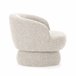 Sillón decorativo rotativo DALI color beige Beige