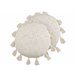 Beliani Cojín decorativo MADIA Beige