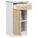 Armario de Cocina Independiente LIMA AKORD con 2 estantes 40 Blanco/ Madera