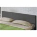 Corium Cama Doble Skagen tapizada en tela 189x210 Gris