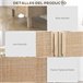 Armario de Salón Melamina de Madera HOMCOM Marron