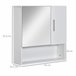 Armario con Espejo MDF, Vidrio kleankin, hogar - baño 54 Blanco