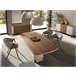 ANGEL CERDA Mesa comedor rectangular y madera Beige