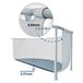 Piscina desmontable redonda intex gama prisma frame 549x122 cm con depuradora Gris
