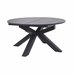Mesa extensible jardín REMY color gris oscuro Gris Oscuro