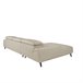 ANGEL CERDA Sofá chaise longue piel vacuno izquierda Gris