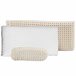 Almohada de Látex Perforada con Funda 150x35 Blanco