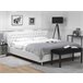 Beliani Cama con somier Piel sintética METZ 209x215 Blanco