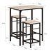 Set Mesa Alta de Bar y 2 taburetes OGT10-N SoBuy Madera