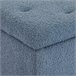 Baúl de Almacenaje Poliéster, Espuma, Madera Goma HOMCOM 38x95 Gris