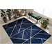 Alfombra EMERALD exclusivo 1012 glamour 120x170 Azul Marino