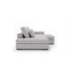 Chaise longue con cama PASSION Gris Claro