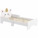 Cama para Niños MDF, Tablero Multicapa ZONEKIZ Blanco