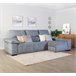 Chaise longue relax eléctrico BALTIA Gris Claro