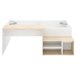 Cama Compacta Con Escritorio Kric Natural/ Blanco
