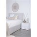 Cama abatible LUXURY II color gris claro 140x190cm Gris Claro