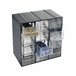 Armario multiusos 2 puertas en PVC Antracita