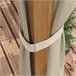 Pérgola de Jardín Aluminio, Poliéster Outsunny Marron
