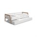 Cama doble juvenil Misty Haze 210x96 Cama doble juvenil Misty Haze 210x96 Blanco/ Madera