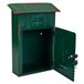 Buzón de metal Verde