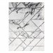 Alfombra EMERALD exclusivo 0085 glamour 240x330 Blanco/ Gris