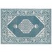 Beliani Alfombra de pelo corto GEVAS 160x230 Azul