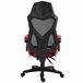 Silla de Oficina esponja, tejido de malla Vinsetto Rojo