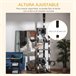 Árbol para Gatos Melamina, Cuerda de Sisal, Felpa PawHut Gris