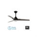Ventilador De Techo Metal Serie Argestes Negro