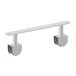 Escritorio soporte cama + estantería Blanco