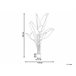 Beliani Planta artificial ÁRBOL BANANA Verde