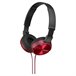 Auriculares de Diadema Plegables Rojo