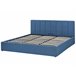 Beliani Cama con somier Poliéster DREUX 191x214 Azul