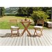 Beliani Cojines de asiento FIJI Blanco/ Beige