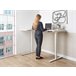 Beliani Escritorio ajustable DESTINES 160x109 Blanco