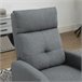 Sillón Relax Reclinable Poliéster, Espuma, Tablero Multicapa Gris