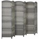 Biombo Polipropileno HOMCOM, hogar - decoración Gris