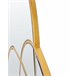 Beliani Espejo TAILLY 99x2 Dorado