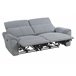 Sofá 3 plazas 2 asientos relax eléctricos JAXON color gris Gris