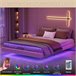 Cama con almacenamiento 200x140 Beige