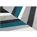 Alfombra LISBOA espina de pescado 120x170 Azul
