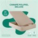 Canapé Polipiel Deluxe 105x180 Beige