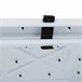 Escalera Plegable Metal, Acero HOMCOM Blanco