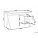 Beliani Escritorio ASHLAND 120x60 Marron