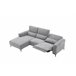 Chaise longue relax Eléctrica LEANIS Gris